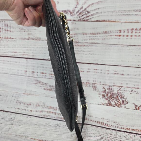 Kate Spade Jackson Street Melisse Handbag Black Leather Crossbody Purse Timeless - Picture 11 of 16